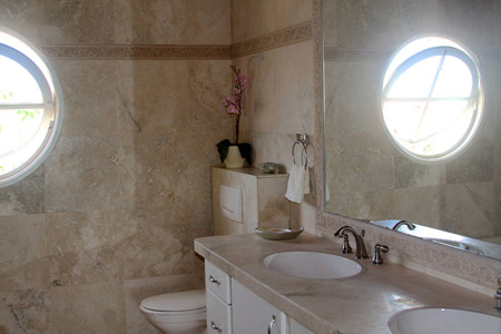 marble bathroom